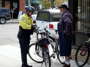 missoula police jaywalkers offenses traffic west citation cyclist montana officer issues